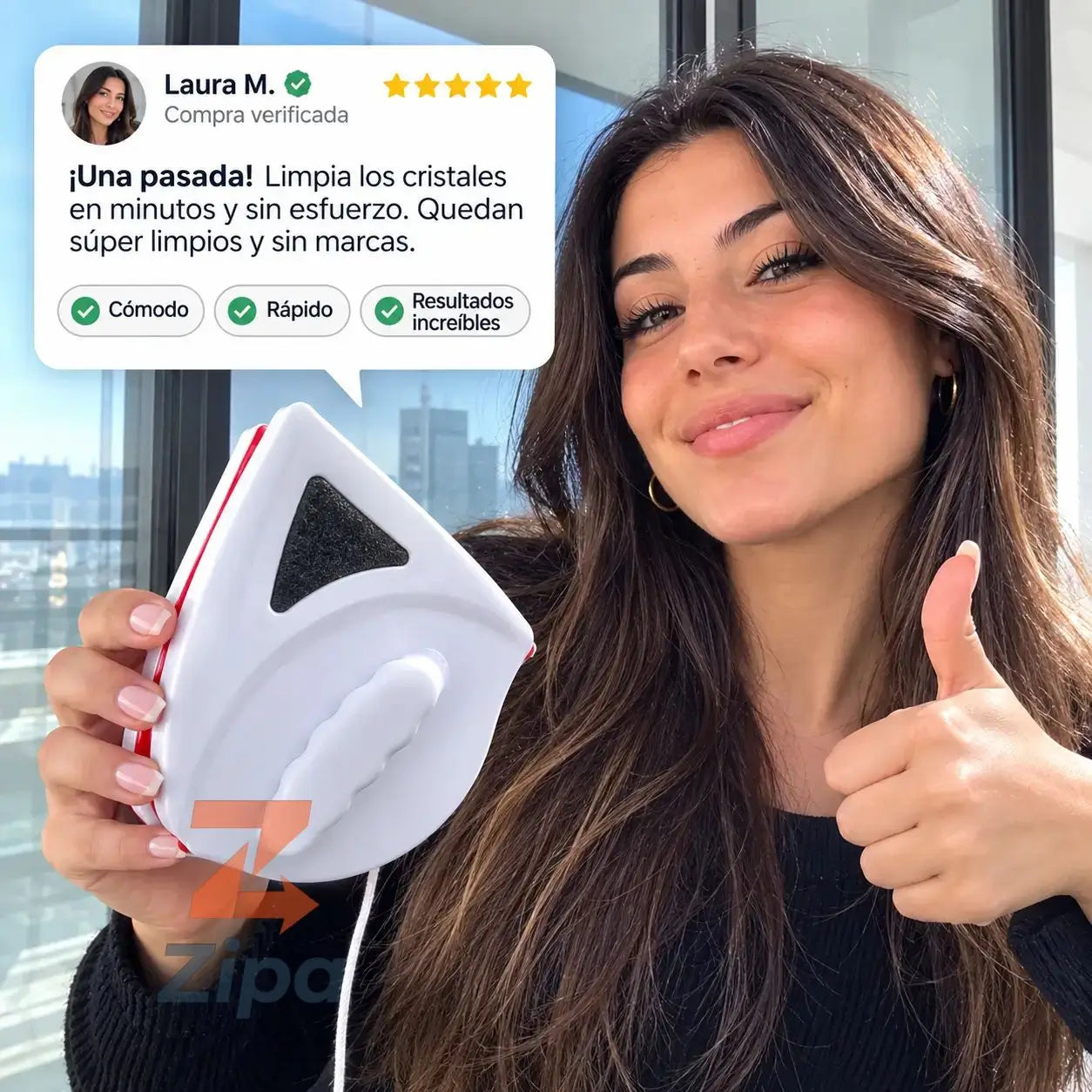 Limpia Vidrios Magnético